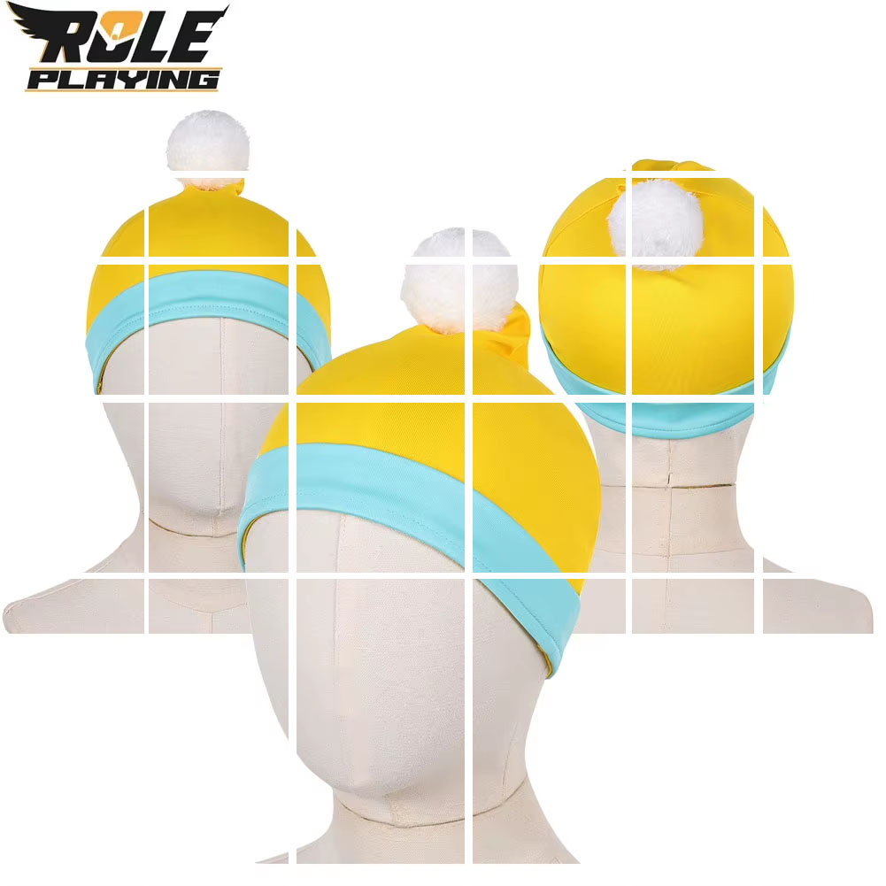 Health & Wellness Quotes Inspirational - Cappello Giallo e Blu per Cosplay