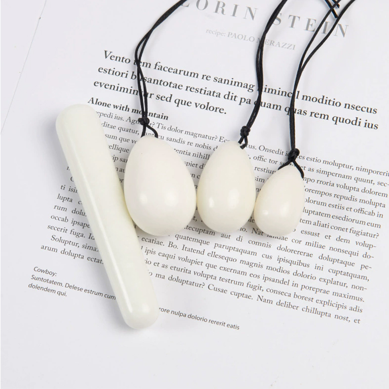 Healing Crystal Set - Set di uova forate in giada