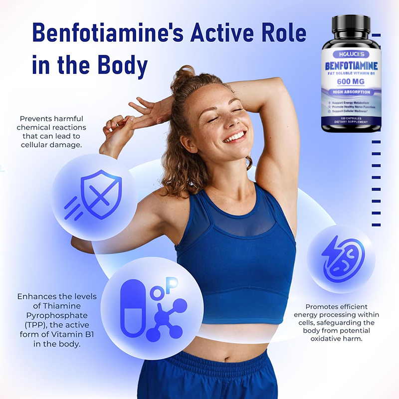 Capsule di Benfotiamina, con V - Health With Wellness recensione e prezzo